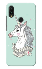 Unicorn Wallpaper Redmi Y3 Back Cover